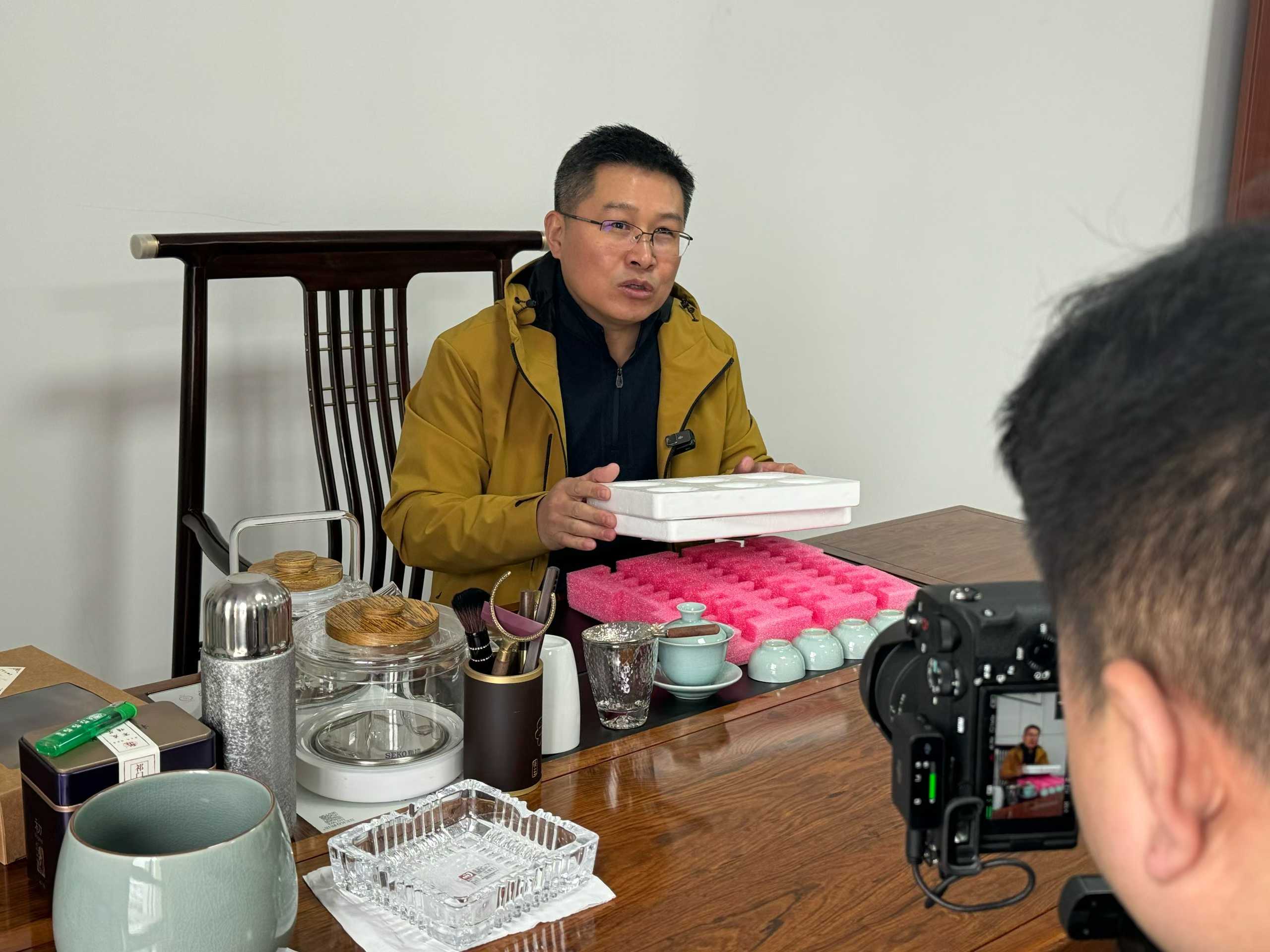 产品内容拍摄现场